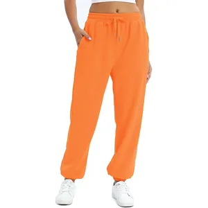 Damen Trainings anzug Cute Sweat Basic Jogger mit Krawatte mit Kontrast bindung Atmungsaktiver und bequemer Damen Trainings anzug