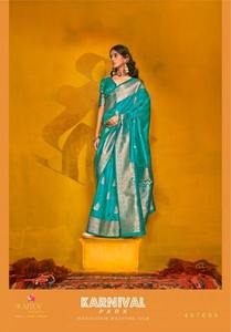 Sarees en soie exquis pour femmes Collection exclusive de designs uniques élégants et vibrants pour une tenue décontractée de fête - Product Image 4