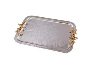 Bandeja decorativa de Metal de aluminio fundido con mango más vendida para cocina y mesa, detalles de decoración del hogar a un precio asequible - Product Image 2