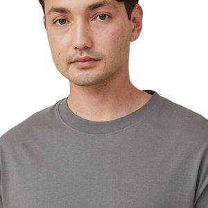 T-shirt 100% coton de haute qualité pour hommes T-shirt à manches courtes à col rond entièrement personnalisable - Product Image 3