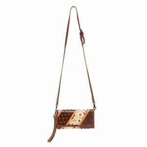 กระเป๋าคลัทช์ของผู้หญิงขายดีกระเป๋าสตางค์หนังแท้แฟชั่นตะวันตกพร้อมช่องใส่บัตรทำมือคุณภาพสูงดีไซน์ดอกไม้ - Product Image 5