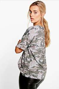 T-shirts pour hommes surdimensionnés à épaules tombantes, imprimés par sublimation, motif camouflage, manches courtes, style hip-hop, vêtements de sport, t-shirts camouflage - Product Image 4