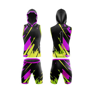 Nuevo Modelo de Uniforme de Fútbol 7v7 Sublimado, Transpirable, Último Estilo, Color Único, Ropa Deportiva - Product Image 1