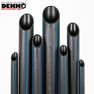 Dekko HDPE Pipe D160 PN25 Noir Durable Tuyau d'alimentation en eau à haute pression 6.2mm d'épaisseur de paroi Anti-UV Non-Toxique Garantie de 50 ans - Product Image 5