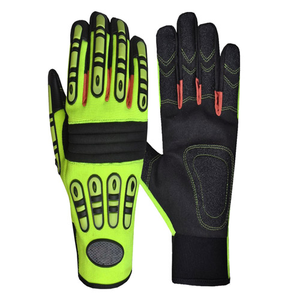 Gants de main personnalisés résistants aux chocs Gants de travail de protection pour mécaniciens manuels en nylon durable - Product Image 1