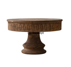 Présentoir à gâteaux décoratif en bois naturel pour cupcakes pâtisseries dessert servant maison et événements Tradebyd - Product Image 2