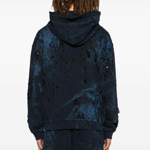 Nueva Llegada, Sudaderas con Capucha 100% Algodón Tejido, Estampado Personalizado, Estilo Urbano, Lavado Ácido, Unisex, con Cordones Ajustables, Transpirables, para Otoño - Product Image 3