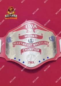 Ceinture de championnat de poids lourd IWA Mid-South, taille adulte, en zinc 2 mm 4 mm - Product Image 2