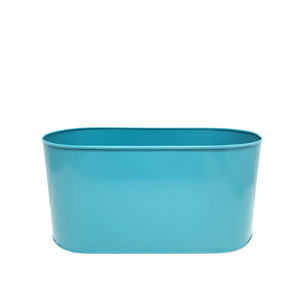 Maceta ovalada duradera a elección de los compradores, macetas de diseño moderno de Color verde para decoraciones de jardín para el hogar, hechas a mano, personalizadas a granel - Product Image 6