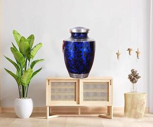 Urnas funerarias artesanales de aluminio Ceniza para humanos Urnas decorativas de cremación, Urnas conmemorativas para mascotas Recuerdo Ceniza de entierro - Product Image 4