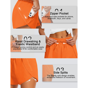 2024 été femmes taille haute décontracté survêtement Biker Shorts LOGO personnalisé conception respirante avec couleur unie - Product Image 3