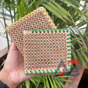 New Trending Leather Hand Tooled <b>Men's</b> Wallet Long Zipper Hot <b>Sale</b> Fashion Brown Color Stylish Cash Holder <b>Gift</b> for Him - Product Image 1