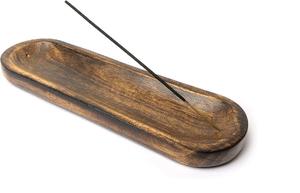 Soporte de palo de incienso de madera de alta calidad en forma ovalada, gran cantidad de exportación para uso religioso - Product Image 2