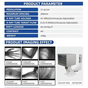 جهاز الأشعة السينية ذو التردد العالي على الطراز الاقتصادي ، وحدة طبية صغيرة محمولة للأطراف والطبيب البيطري - Product Image 4