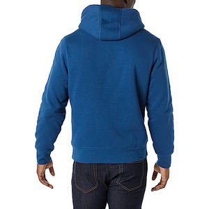 Sweat-shirt à capuche unisexe en molleton de coton premium, écologique, hiver, uni, surdimensionné, logo en relief personnalisé, impression par transfert thermique - Product Image 4