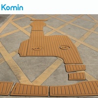 Accessoires pour bateaux Komin, revêtement de sol en mousse EVA marine imitation teck pour Sea Ray 190 Sundeck