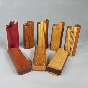Étui à cigarettes en bois fait à la main, en bois naturel massif, porte-tabac avec finition lisse - Product Image 3