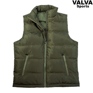 Precio bajo personalizado Casual Streetwear con capucha hombres chaleco Nylon hombres chaqueta sin mangas Chaleco de invierno High Street chaquetas de hombre - Product Image 4