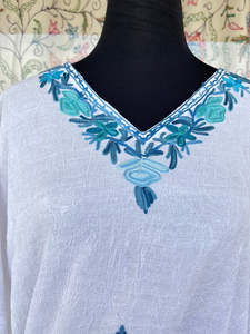 Personnaliser le travail à la main d'été trois quarts fête porter un caftan brodé - Product Image 4