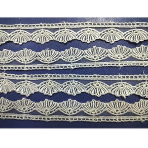 คุณภาพเยี่ยม เป็นมิตรกับสิ่งแวดล้อม ระบายอากาศได้ดี ลายเปลือกหอยแบบสแกลลอป ผ้าไนลอนออร์แกนซ่า แต่งขอบด้วยลูกไม้ สำหรับตกแต่งเสื้อผ้าแฟชั่น ใช้งานได้ดี - Product Image 1