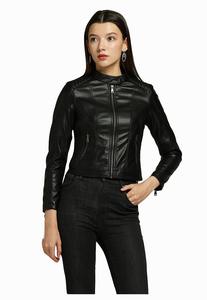 Veste en cuir pour femme de qualité supérieure meilleure vente en plein air veste en cuir pour femmes pas cher prix veste en cuir en gros - Product Image 2