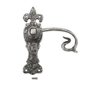 Palanca rizada de hierro más vendida, puerta resistente, manija de puerta de diseño único para el hogar, cocina, Villa, uso de puerta de baño - Product Image 1