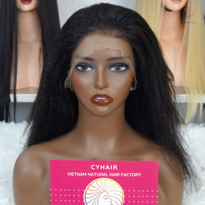 วิกผมตรงมีลูกไม้ด้านหน้าแบบ360ระดับพรีเมี่ยมวิกผมตรงแบบมีลูกไม้ขนาด14นิ้ว HD สำหรับผู้หญิงผิวดำราคาดี - Product Image 3