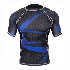 Ensemble Rash Guard de Compression Imprimé Personnalisé avec Short de Combat Jiu Jitsu BJJ MMA pour Hommes à Prix de Gros - Product Image 3