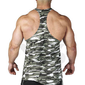 Fitness Workout Shirt <b>Men</b> Gym <b>Singlet</b> Spandex Custom Design Workout <b>Men</b> Gym <b>Singlet</b> - Product Image 4