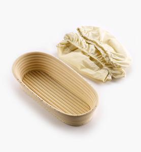 Cesta de mimbre Ovalada para hacer pan, masa de ratán natural, varios tamaños, venta al por mayor - Product Image 3