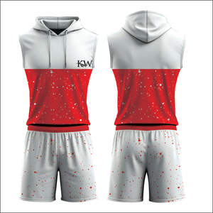 Ensemble d'uniformes de basket-ball sans manches avec un matériau évacuant l'humidité, parfait pour l'école, l'université et les équipes professionnelles - Product Image 5