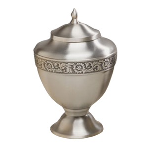 Venta caliente cepillo tradicional estaño recuerdo urna Metal adulto cenizas Memorial cremación urna para funerales cementerio Entierros - Product Image 5