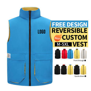 Vente en gros de vestes matelassées décontractées pour hommes et femmes, nouvelle collection automne, personnalisées, écologiques, coupe-vent, doublure chaude, personnalisées - Product Image 1