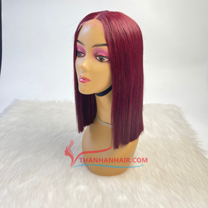 วิกผมบ๊อบตรงกระดูกยืดผม100% สีเต็ม - Product Image 2