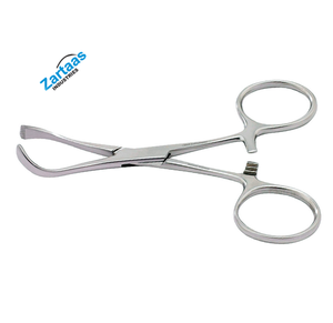 High Quality <b>Stainless</b> <b>Steel</b> Lorna Towel Forceps 10cm <b>Tubing</b> Clamp Forceps Exporter and Manufacturer - Product Image 3