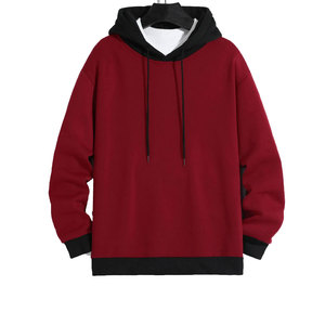 Wholesale Heavyweight 100% Cotton <b>Fleece</b> <b>Hoodie</b> for <b>Men</b> <b>Oversized</b> Casual Pullover with Solid Pattern Customizable for Winter - Product Image 1