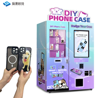 Máquina Expendedora Inteligente Personalizada, Sistema Rentable de Fábrica, Alta Rentabilidad, Máquina Expendedora Automática DIY para Impresión de Fundas de Teléfono
