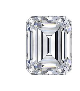 Diamante de corte brillante de Esmeralda hecho en laboratorio, Diamante CVD, Diamante pulido certificado creado en laboratorio IGI de fabricante indio - Product Image 1