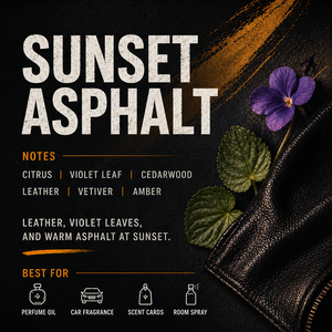 Huile parfumée Asphalte Coucher de Soleil pour diffuseur à bâtonnets, huile parfumée pour voiture, cartes parfumées, huile de parfum pour <span class=keywords><strong>homme</strong></span>, pour spray d'ambiance OEM - Product Image 2