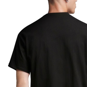 2025 été hommes goutte épaule t-shirts Logo personnalisé manches courtes Hip Hop Style décontracté 100% coton Jersey avec strass - Product Image 4