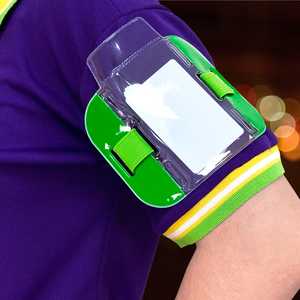 Porte-carte d'identité en PVC néon, porte-brassard pour le sport et la course à pied - Product Image 1