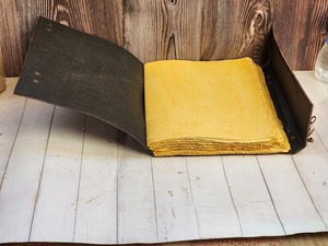 สมุดโน้ตหนังลายนูนรูปต้นไม้ใหญ่สมุดหนังแฮนด์เมดสมุดบันทึกวันคริสต์มาสสมุดเงางานแต่ง - Product Image 3