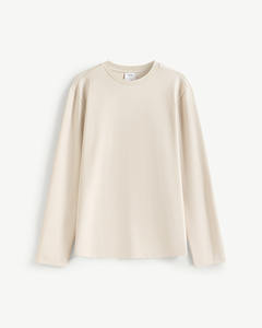 Camiseta de Manga Larga para Hombre, de Felpa, con Bordado Sólido, Ajustada, Otoñal, con Logotipo Personalizado, Rutina, Vietnam - Product Image 1