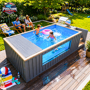 Estructura de Piscina Elevada de Alta Resistencia con Garantía, para Climas Difíciles, Piscina Prefabricada de Fibra de Vidrio - Product Image 6