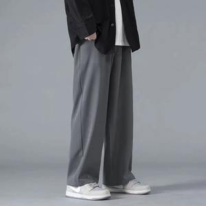 Winter Casual Breathable Eco-Friendly <b>Wool</b> <b>Pants</b> Straight-Leg for Neat Look Daily Commuting Casual Dates & Gatherings - Product Image 2