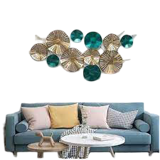 Dernier design Art mural pour le salon Chambre à coucher Chambre d'amis Décoration murale en métal Multicolore Fini Design moderne Montage mural - Product Image 4