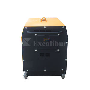 Xách tay <span class=keywords><strong>Excalibur</strong></span> 5 KVA im lặng Máy phát điện diesel rồng loạt duy nhất giai đoạn ede6500t 3000rpm 60Hz EPA nhà 24V AC/DC 100% đồng - Product Image 2