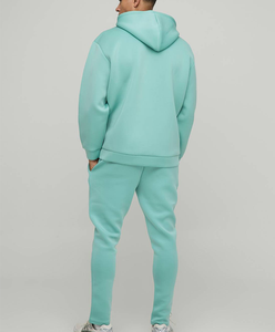 Sweat-shirt à capuche zippé en coton anti-plis, taille standard américaine, avec logo en relief, style décontracté, pour homme, coupe épaisse - Product Image 5