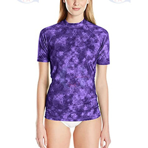 Top en vente sublimation imprimé femmes éruptions cutanées sur mesure conception de motif facile à adapter MMA et surf chemise de protection pour femmes - Product Image 4