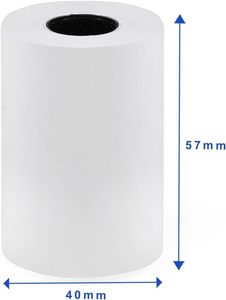 80mm Thermal Cash Register <b>Paper</b> Roll POS Receipt <b>Paper</b> White Single Layer 12 Core for Retail Checkout - Product Image 5
